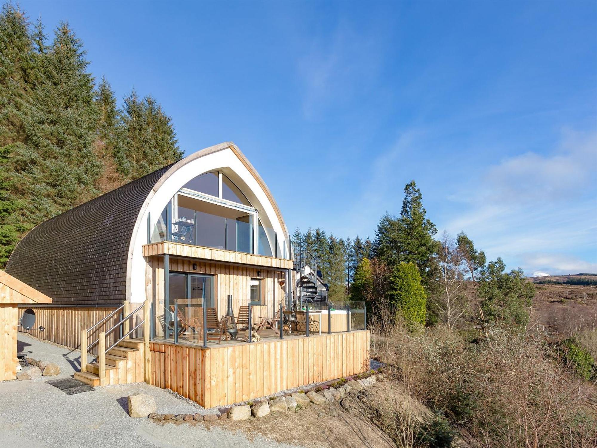 Villa Jill Strawbale House- Ukc2935 Strontian Esterno foto